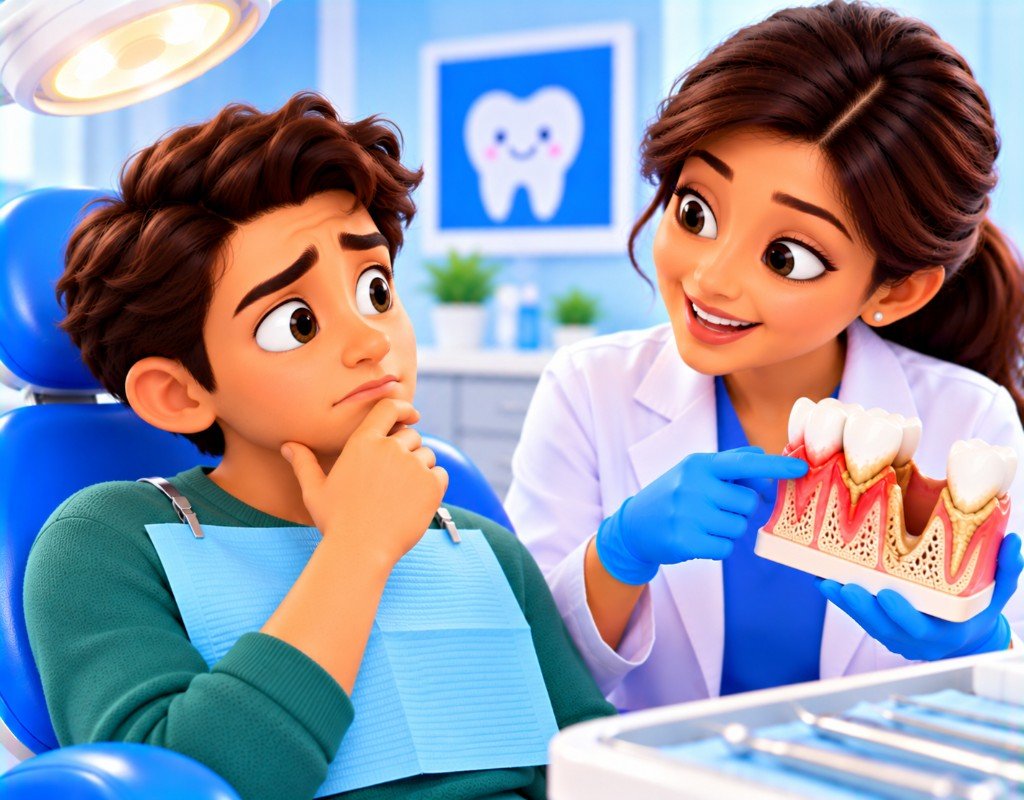 Illustrated educational graphic for “Can Gum Disease Cause Tooth Loss?”. Not a photograph of a patient.