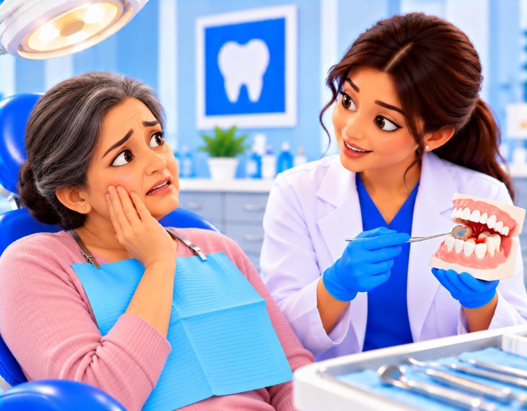 Illustrated educational graphic for “Dental Emergency Guide”. Not a photograph of a patient.
