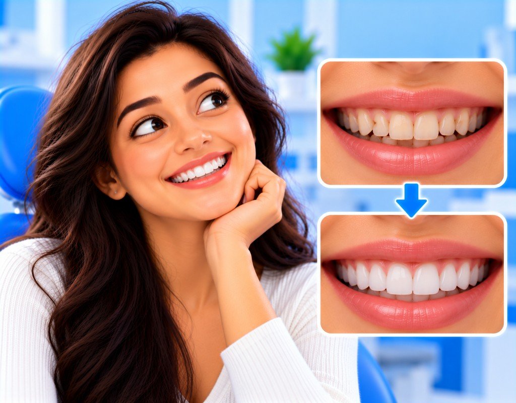 Illustrated educational graphic for “Dental Veneers: A Practical Guide”. Not a photograph of a patient.